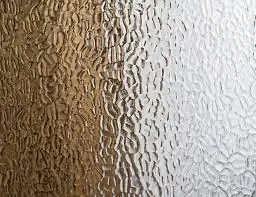 Arctic patterned glass sample
